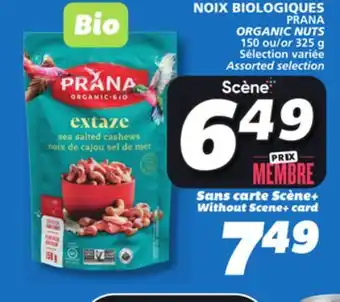 IGA PRANA ORGANIC NUTS offer