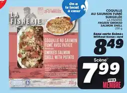 IGA LA FISHERIE FROZEN SMOKED SALMON SHELL offer