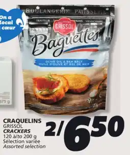 IGA GRISSOL CRACKERS offer