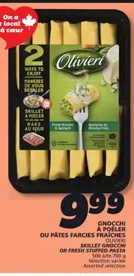 IGA OLIVIERI SKILLET GNOCCHI OR FRESH STUFFED PASTA offer