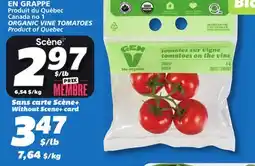 IGA ORGANIC VINE TOMATOES offer