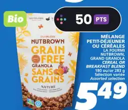 IGA LA FOURMI NUTBROWN, GRAND GRANOLA CEREAL OR BREAKFAST BLEND offer