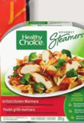 IGA HEALTHY CHOICE GOURMET STEAMERS, SIMPLY STEAMERS MEAL offer