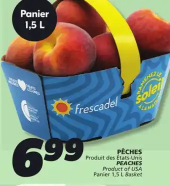 IGA PEACHES offer