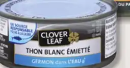 IGA CLOVER LEAF WHITE TUNA offer