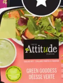 IGA ATTITUDE FRAÎCHE LETTUCE OR LETTUCE MIX WITH TOPPINGS offer