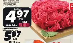 IGA LEAN GROUND BEEF offer