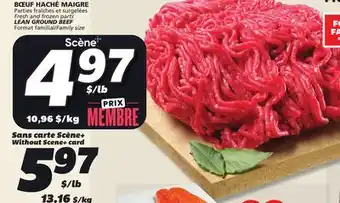IGA LEAN GROUND BEEF offer