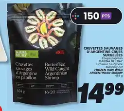 IGA MARINA DEL RAY FROZEN RAW WILD ARGENTINIAN SHRIMP offer