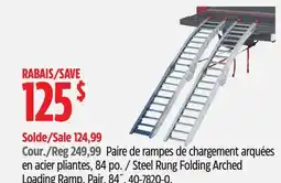 Canadian Tire Prime1 Steel Rung Folding Arched Loading Ramp offer