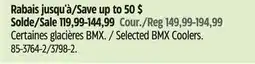 Canadian Tire Igloo Selected BMX Coolers offer