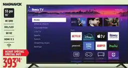 Canadian Tire Magnavox 55 Roku Smart TV offer