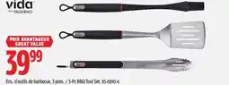 Canadian Tire Vida by PADERNO 3-Pc BBQ Tool Set offer