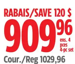 Canadian Tire Breton Collection. Loveseat, armchair, coffee table and ottoman offer