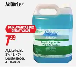 Canadian Tire Aquarius 5% Liquid Algaecide offer