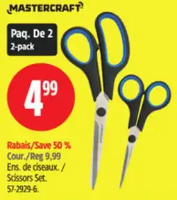 Canadian Tire Mastercraft Scissors Set offer