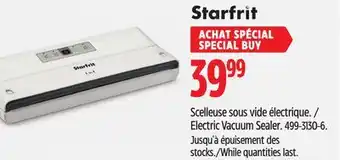 Canadian Tire Starfrit Electric Vacuum Sealer offer