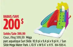 Canadian Tire Slide Mega Water Park offer
