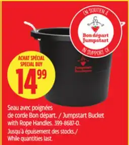 Canadian Tire Jumpstart Bucket with Rope Handles offer