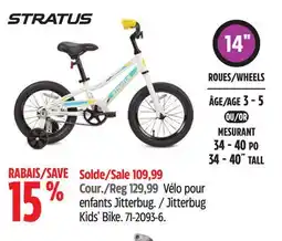 Canadian Tire Stratus Jitterbug Kids' Bike offer