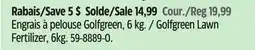Canadian Tire Golfgreen Lawn Fertilizer offer