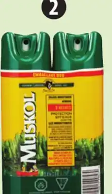Canadian Tire Muskol Aerosol Duo Pack offer