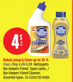Canadian Tire Bar Keepers Friend Cleaners offer