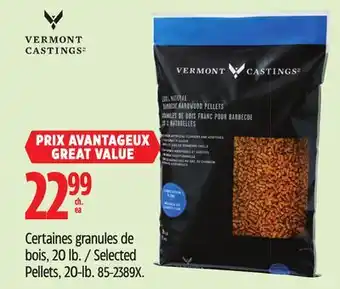 Canadian Tire Vermont-Castings Selected Pellets, 20-lb offer