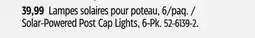 Canadian Tire NOMA Solar-Powered Post Cap Lights offer