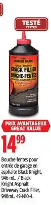 Canadian Tire Black Knight Asphalt Driveway Crack Filler, 946mL offer