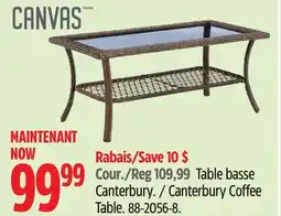 Canadian Tire CANVAS Canterbury Coffee Table offer