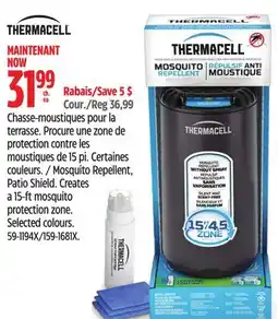 Canadian Tire THERMACELL Mosquito Repellent, Patio Shield offer