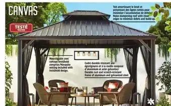 Canadian Tire Skyline Hard-Top Gazebo with Netting offer