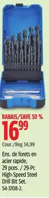 Canadian Tire Mastercraft 29-Pc High-Speed Steel Drill Bit Set offer