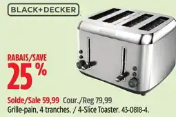 Canadian Tire Black-Decker 4-Slice Toaster offer
