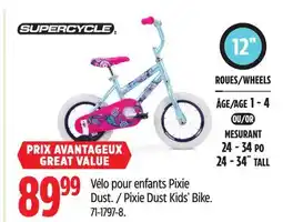 Canadian Tire Supercycle Pixie Dust Kids' Bike offer