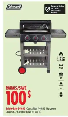 Canadian Tire Coleman Cookout BBQ offer