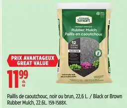 Canadian Tire Black or Brown Rubber Mulch, 22.6L offer