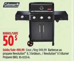 Canadian Tire Coleman Revolution II 3-Burner Propane BBQ offer