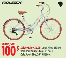 Canadian Tire Raleigh Cafe Adult Bike offer