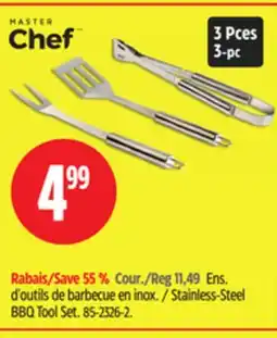 Canadian Tire Master-chef Stainless-Steel BBQ Tool Set offer