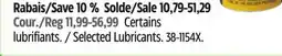 Canadian Tire Selected Lubricants offer
