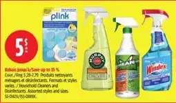 Canadian Tire Household Cleaners and Disinfectants offer