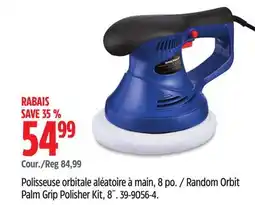 Canadian Tire Random Orbit Palm Grip Polisher Kit, 8 offer