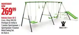 Canadian Tire Sportspower 7-Station Metal Swing Set offer