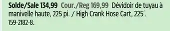 Canadian Tire Suncast High Crank Hose Cart, 225´ offer