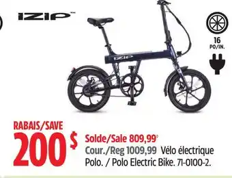 Canadian Tire Polo Electric Bike offer