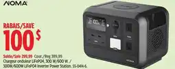 Canadian Tire Noma 300W/600W LiFePO4 Inverter Power Station offer