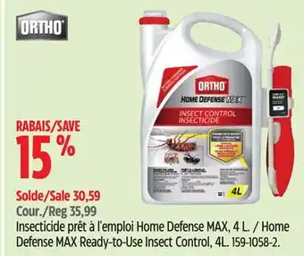 Canadian Tire Ortho Home Defense MAX Ready-to-Use Insect Control offer