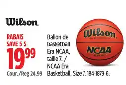 Canadian Tire Wilson NCAA Era Basketball offer